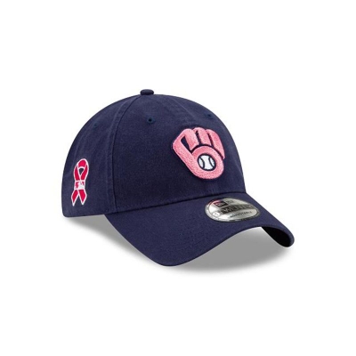 Milwaukee Brewers Gorra | New Era MLB Mother's Day 9twenty Adjustable Cap Mexico - Azules